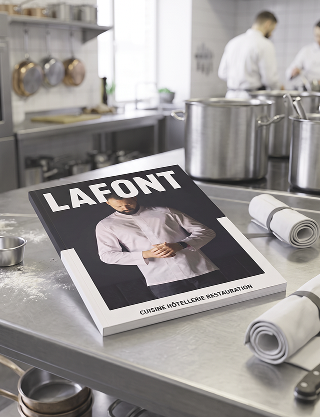 Catalogue Lafont de tenues professionnelles pour l'hôtellerie et la restauration