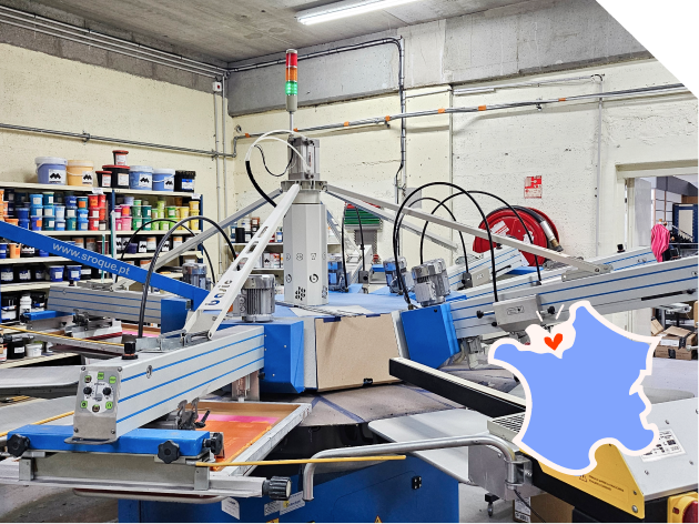 Atelier de sérigraphie HM Marquage en Normandie