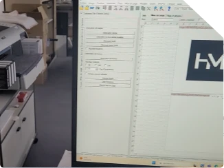 Préparation d'un visuel de sérigraphie sur ordinateur